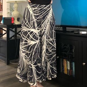 100% Silk Maxi Skirt